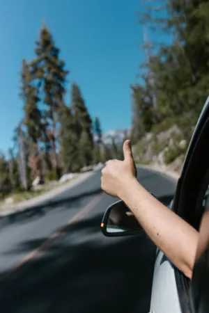 Road Trip Thumbs Up
