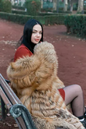 Fur Coat In The Park
