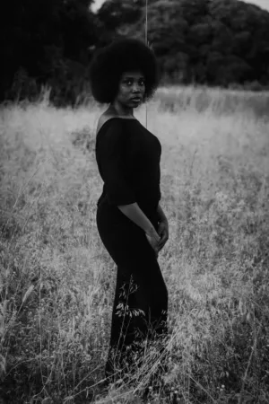 Black And White Portrait
