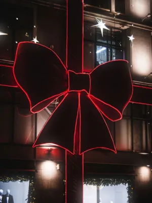 Christmas Bow Decoration