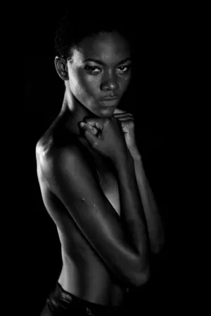 Black And White Portrait