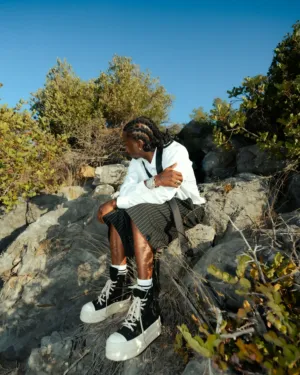Sitting On Rocks