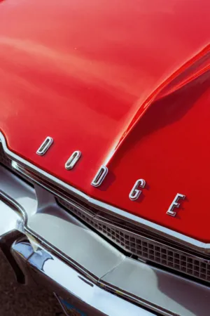 Red Dodge Car