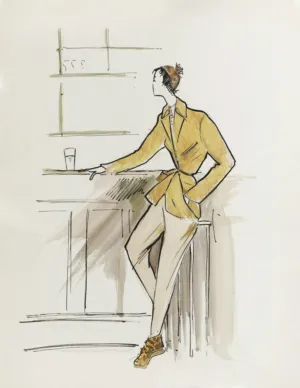 Vintage Fashion Sketch
