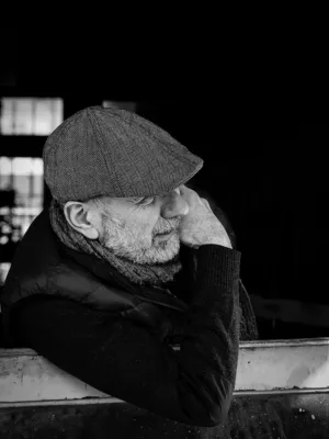 Thoughtful Elderly Man
