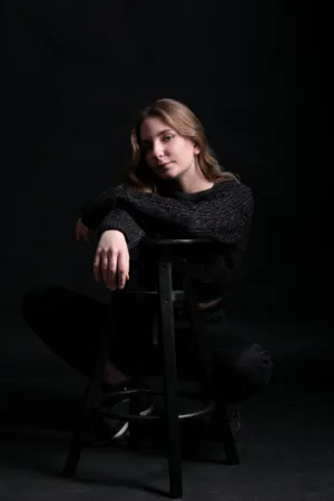 Black And White Portrait