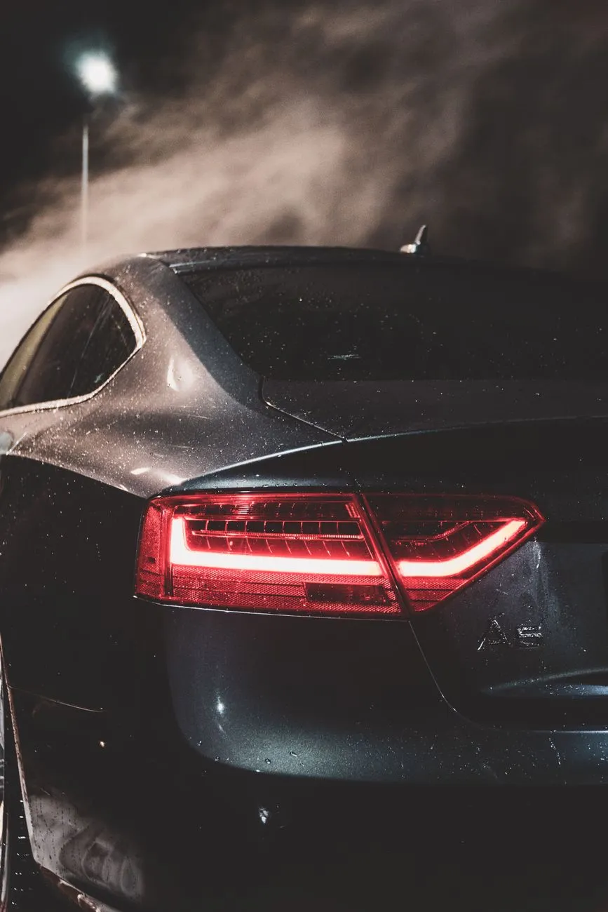 Audi A5 At Night
