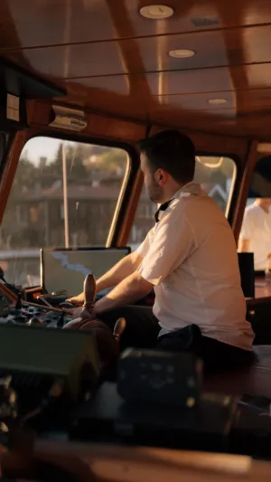Captain At Helm