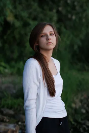 Young Woman In Nature