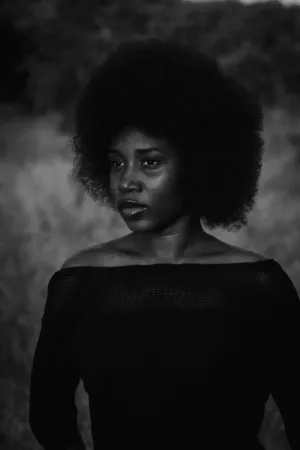 Black And White Portrait
