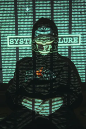 Cyberpunk Hacker Portrait