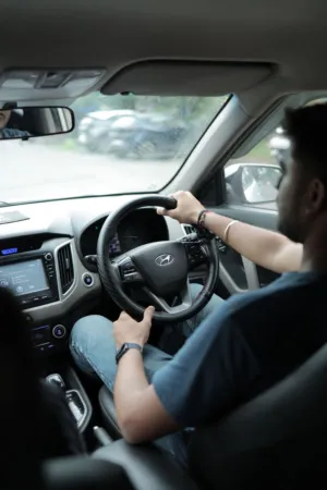 Man Driving Car