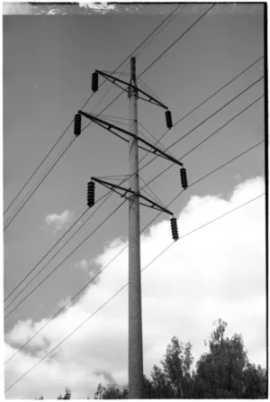 Power Line Pole