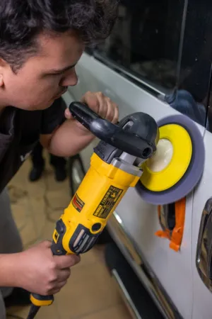Polishing Car