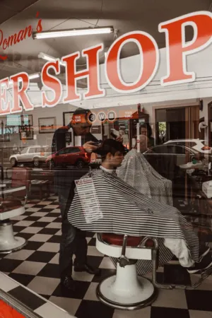 Barber Shop Window