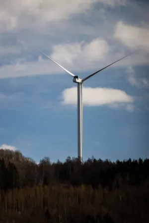 Wind Turbine In Nature