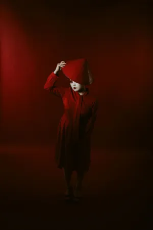 Red Dress And Hat