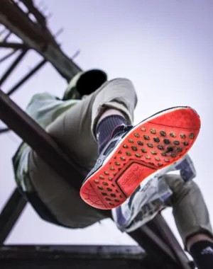 Person Climbing Ladder