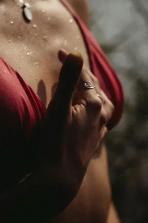 Red Dress Detail