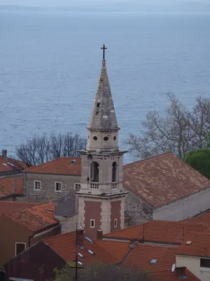 Church Tower By The Sea
