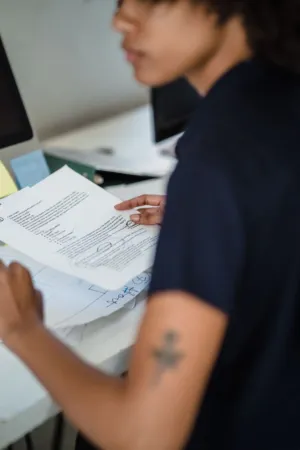 Student Studying
