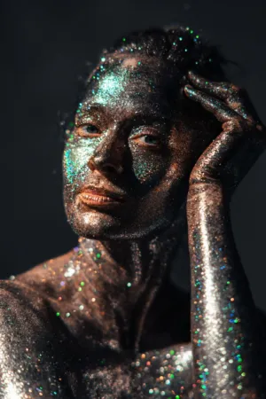 Glittering Portrait
