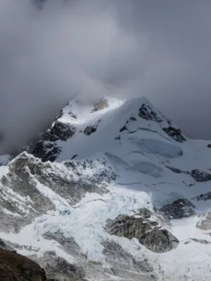 Snowy Mountain Peak