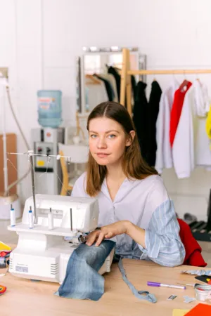 Fashion Designer At Work