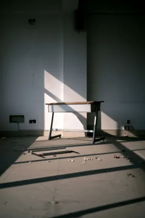 Abandoned Office Desk