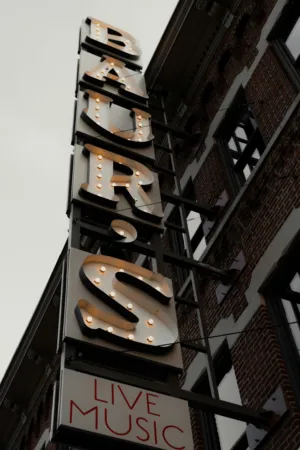 Live Music Venue Sign
