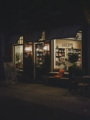 Cozy Night Storefront