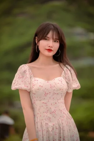 Floral Dress Portrait