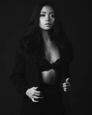 Black And White Portrait