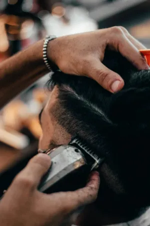 Barber In Action