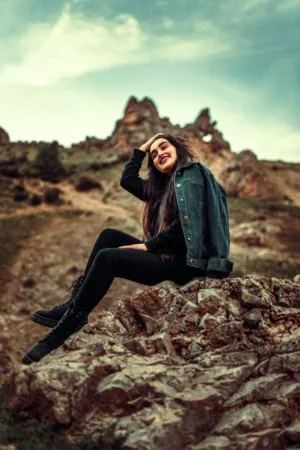 Young Woman In Nature