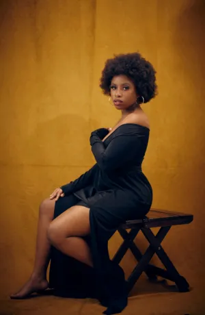 Black Dress Portrait