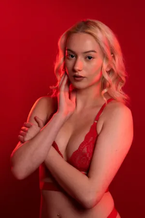 Red Lingerie Portrait