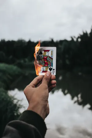 Flaming Card