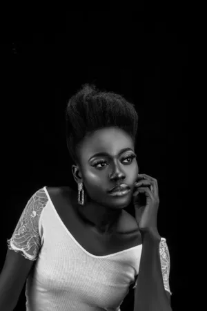 Black And White Portrait