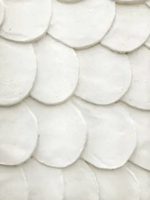 White Scallop Pattern
