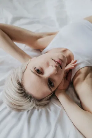 Lying On Bed