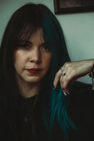 Blue-Haired Portrait