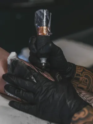 Tattoo Artist At Work