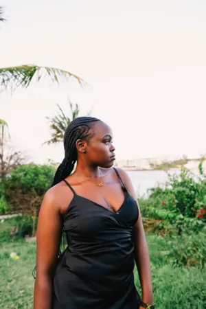 Black Dress In Nature