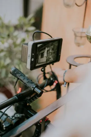 Bike With Mounted Smartphone