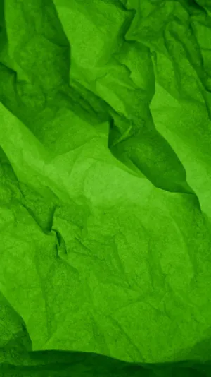 Green Crumpled Paper