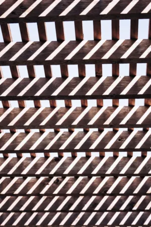Wooden Lattice Pattern