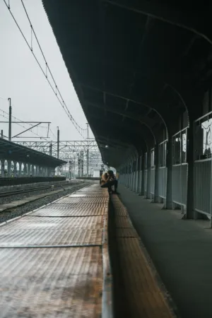 Train Station Waiting