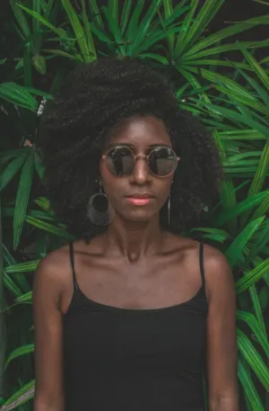 Portrait Of A Woman With Sunglasses