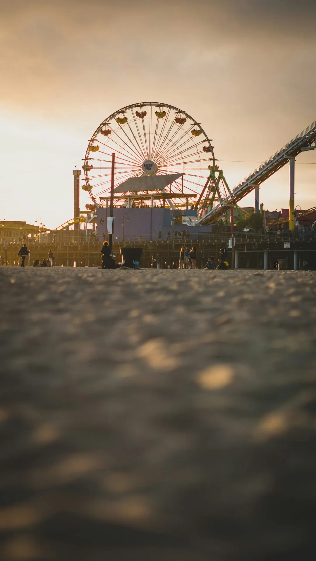 Sunset At Santa Monica Pier